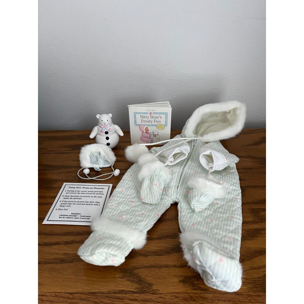 American Girl - Pleasant Company - Bitty Baby Frosty Fun Set Set - 1997 - EUC